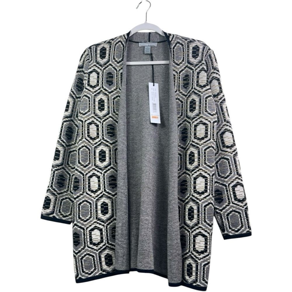 By Design Geometric Ling Knitted Cardigan